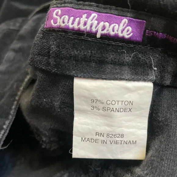 Y2k South Pole velvet womens pants - Picture 6 of 14